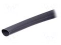 Heat shrink sleeve; glueless; 3: 1; 12mm; black; polyolefine TE Connectivity RNF-3000-12/4-0-SP