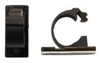 CABLE CLIP, BLACK, 14MM, PK100 MP003242