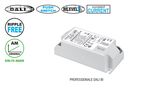 38W srovės šaltinis LED 300-1050mA 10-54V, DIP-SWITCH, PUSH-SWITCH, valdomas DALI2, IP20, TCI 127492