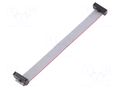 Ribbon cable with IDC connectors; IDC,both sides; 101.6mm; 4" SAMTEC FFSD06D040001NR