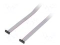 Ribbon cable with IDC connectors; IDC,both sides; 3048mm; 120" SAMTEC FFSD08D120.001N