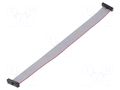 Ribbon cable with IDC connectors; IDC,both sides; 177.8mm; 7" SAMTEC FFSD10D070001N