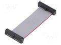 Ribbon cable with IDC connectors; IDC,both sides; 50.8mm; 2" SAMTEC FFSD12D020001N