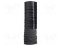 All-purpose tube scarf; flexible; black-grey; Size: one size LAHTI PRO LAHTI-L1030600