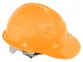 Protective helmet; orange; HDPE; -10÷50°C; Size: 55-66 LAHTI PRO LAHTI-L1040703