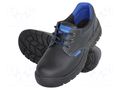 Shoes; Size: 43; black/blue; leather; slip; with metal toecap LAHTI PRO LAHTI-L3041943