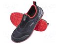 Shoes; Size: 47; black-red; knitwear; slip; with metal toecap LAHTI PRO LAHTI-L3042847