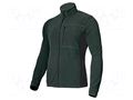 Fleece sweatshirt; Size: XXXL; green-black; 290g/m2 LAHTI PRO LAHTI-L4011806