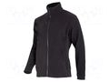 Fleece sweatshirt; Size: XXXL; black; 250g/m2 LAHTI PRO LAHTI-L4014406