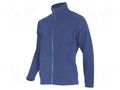 Fleece sweatshirt; Size: XL; navy blue; 250g/m2 LAHTI PRO LAHTI-L4014504