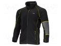 Fleece sweatshirt; Size: L; black; STRETCH; 290g/m2 LAHTI PRO LAHTI-L4015003
