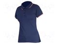 Polo shirt; Size: XXL; navy blue; women's; 190g/m2 LAHTI PRO LAHTI-L4031605