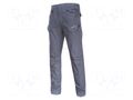 Dungarees; Size: XL; grey; slim-fit; 255g/m2; combat trousers LAHTI PRO LAHTI-L4053304