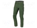 Dungarees; Size: L; green; slim-fit; 255g/m2; combat trousers LAHTI PRO LAHTI-L4053403