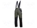 Dungarees; Size: XXXL; green-black; on suspenders,furlined LAHTI PRO LAHTI-L4101706
