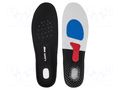 Inserts for shoes; Size: 47; latex,polyester fabric,TPR; sports LAHTI PRO LAHTI-L9030647