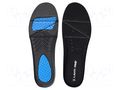 Inserts for shoes; Size: 45; latex,polyester fabric; 4.5mm LAHTI PRO LAHTI-L9030745