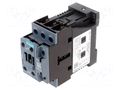 Contactor: 3-pole; NO x3; Auxiliary contacts: NO + NC; 24VDC; 9A SIEMENS 3RT2023-1BB40