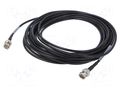 Cable; 9m; BNC male,both sides; black; straight; 0÷40°C; 75Ω 3M 1CX12-22-0S-009.0