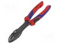 Pliers; ergonomic two-component handles; Pliers len: 200mm KNIPEX KNP.8202200