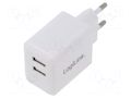 Power supply: switching; 5VDC; 2.4A; Out: USB A; 12W; 230VAC; 0÷40°C LOGILINK PA0210W