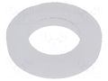 Washer; round; D=12mm; h=1.6mm; PVDF; natural ESSENTRA ESS-10042229