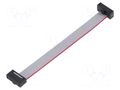 Ribbon cable with IDC connectors; IDC,both sides; 76.2mm; 3" SAMTEC FFSD05D030001NR