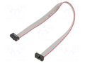 Ribbon cable with IDC connectors; IDC,both sides; 177.8mm; 7" SAMTEC FFSD05D070001N
