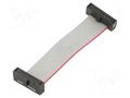 Ribbon cable with IDC connectors; IDC,both sides; 50.8mm; 2" SAMTEC FFSD08D020001N