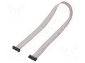 Ribbon cable with IDC connectors; IDC,both sides; 304.8mm; 12" SAMTEC FFSD08D12.0001N