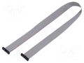 Ribbon cable with IDC connectors; IDC,both sides; 457.2mm; 18" SAMTEC FFSD13D180001N