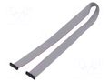 Ribbon cable with IDC connectors; IDC,both sides; 508mm; 20" SAMTEC FFSD14D200001N