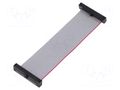 Ribbon cable with IDC connectors; IDC,both sides; 76.2mm; 3" SAMTEC FFSD15D030001N
