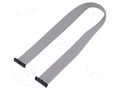 Ribbon cable with IDC connectors; IDC,both sides; 406.4mm; 16" SAMTEC FFSD15D160001N