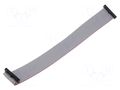Ribbon cable with IDC connectors; IDC,both sides; 203.2mm; 8" SAMTEC FFSD17D080001NR