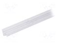 Profiles for LED modules; white; 1m; CORNER10V2; aluminium TOPMET TOP-COR10V2/WH-1M