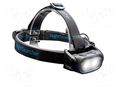 Torch: LED headtorch; waterproof; 169h; 800lm; IP66; HT800RX NightSearcher NSHT800RX