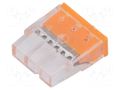 Quick splice; 24A; 450V; for cable; spring clamp; orange; ways: 1 PAWBOL PE.4181