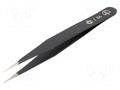 Tweezers; Blade tip shape: sharp; Tweezers len: 120mm; ESD PIERGIACOMI PG-1-SA-ESD