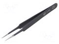 Tweezers; Blade tip shape: sharp; Tweezers len: 110mm; ESD PIERGIACOMI PG-5-SA-ESD