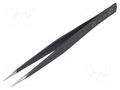 Tweezers; Blade tip shape: hook; Tweezers len: 130mm; ESD PIERGIACOMI PG-AA-SA-ESD