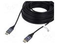 Cable; HDMI plug,both sides; PVC; HDCP 2.2,HDMI 2.1,optical GOOBAY GOOBAY-76275