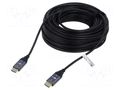 Cable; HDMI plug,both sides; PVC; HDCP 2.2,HDMI 2.1,optical GOOBAY GOOBAY-76276