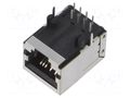 Connector: RJ45; socket; PIN: 8; Cat: 5e; shielded; 8p8c; on PCBs; THT BEL FUSE SS71800-007F