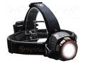 Torch: LED headtorch; waterproof; 42h; 1100lm; IP66; ZOOM 1100RX NightSearcher NSHTZOOM1100RX