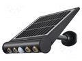 Lamp: LED lighting fixture; IP65; solar,with motion detector NightSearcher NEXSUN-CORSICAN