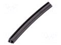 Gasket; EPDM,PVC; black; L: 10m; W: 8.8mm; H: 10mm RST ROZTOCZE UT-33.3-10M
