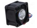 Fan: DC; axial; 24VDC; 40x40x20mm; 24m3/h; slide; 13000rpm EBM-PAPST 414J/2HH
