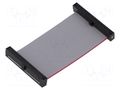 Ribbon cable with IDC connectors; IDC,both sides; 50.8mm; 2" SAMTEC FFSD20D020001N
