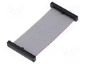 Ribbon cable with IDC connectors; IDC,both sides; 63.5mm; 2.5" SAMTEC FFSD20D025001NRN2